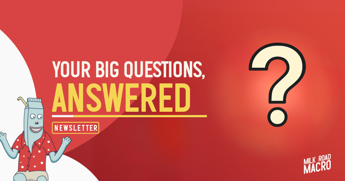 🥛 Your biggest questions, answered !?️