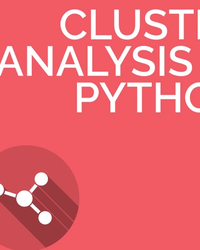 Cluster Analysis in Python cover