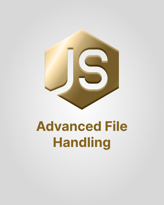 Node JS Advanced File Handling cover