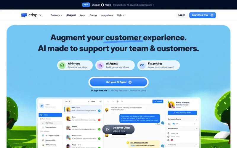 Crisp interface