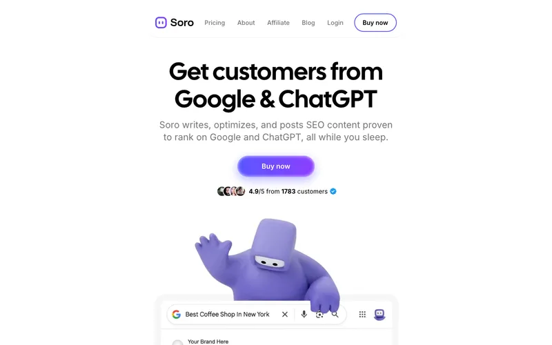 Soro interface