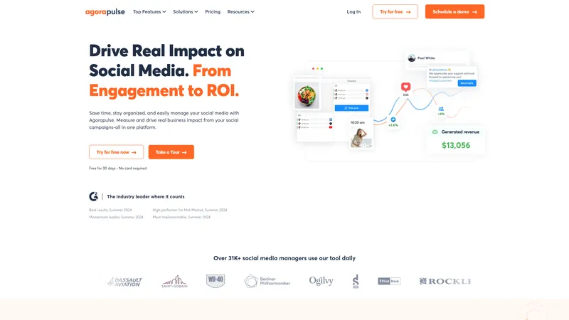 Agorapulse interface