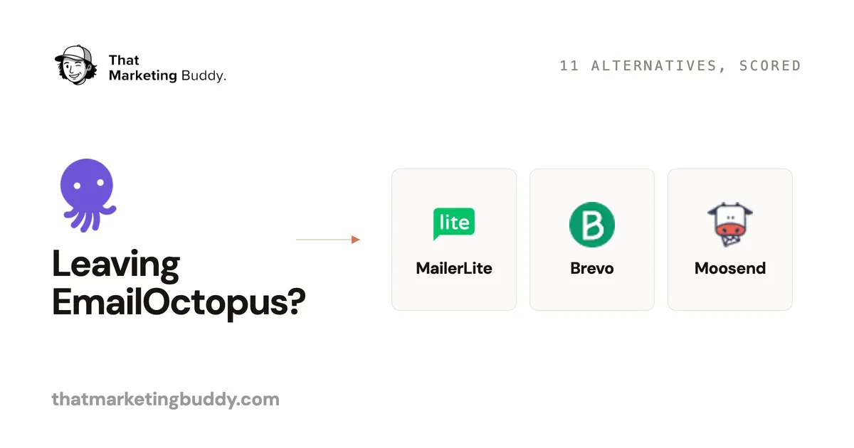 11 Best EmailOctopus Alternatives in 2026