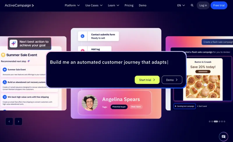 ActiveCampaign interface