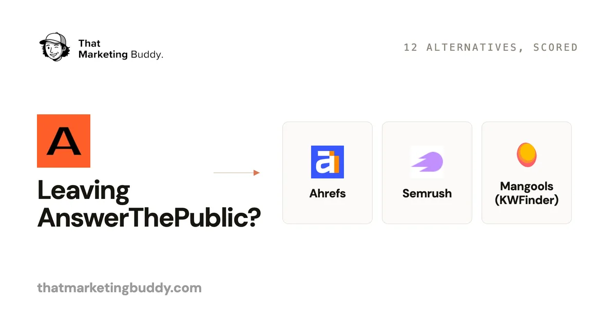 12 Best AnswerThePublic Alternatives