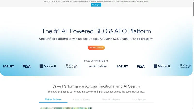BrightEdge interface
