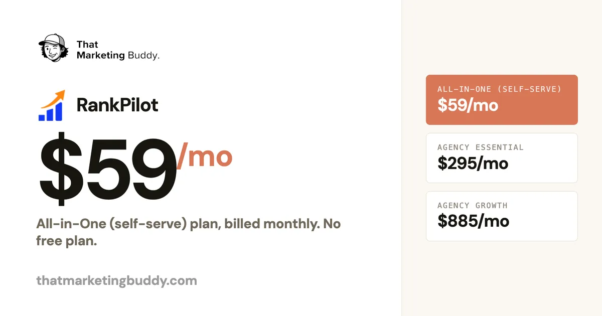 RankPilot Pricing