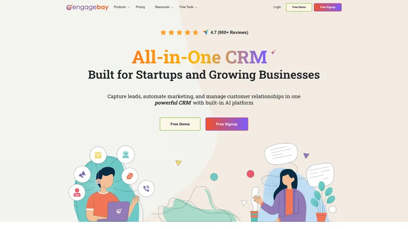 Engagebay interface