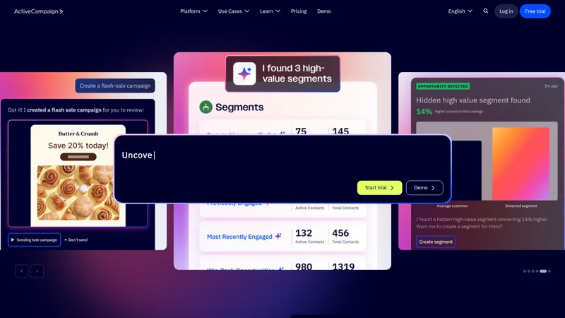 ActiveCampaign interface