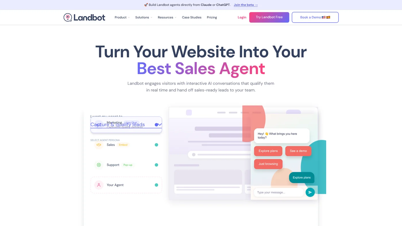 Landbot screenshot