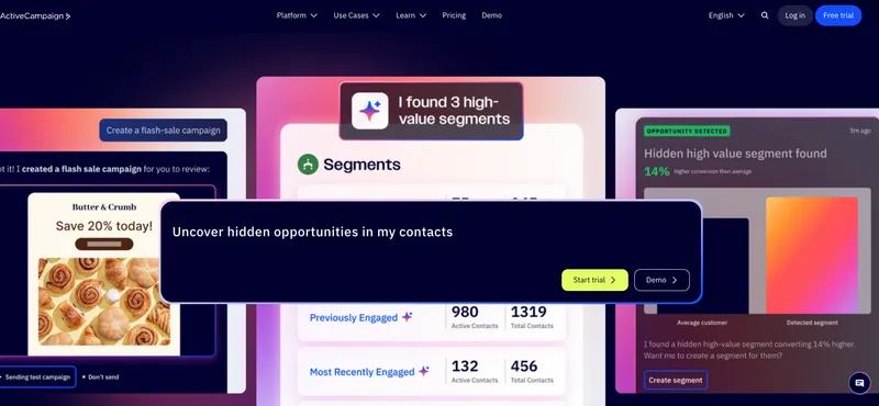 ActiveCampaign interface