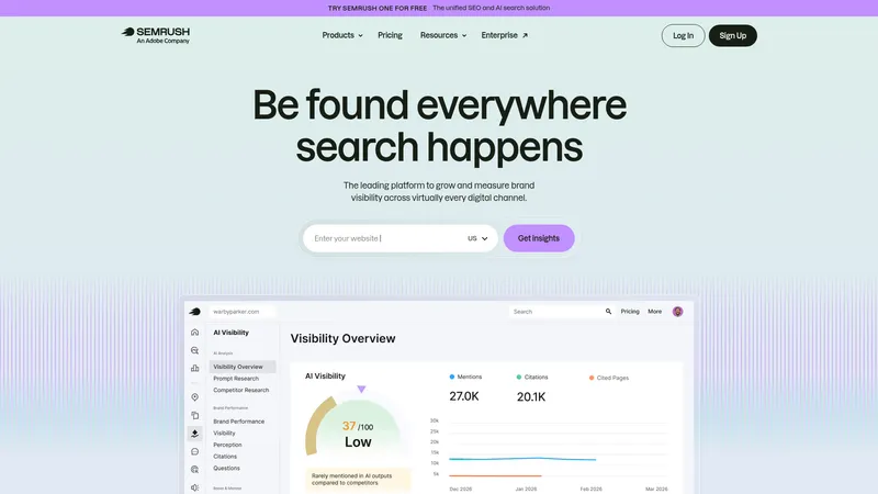 Semrush interface