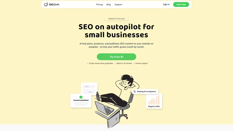 SEO.ai interface