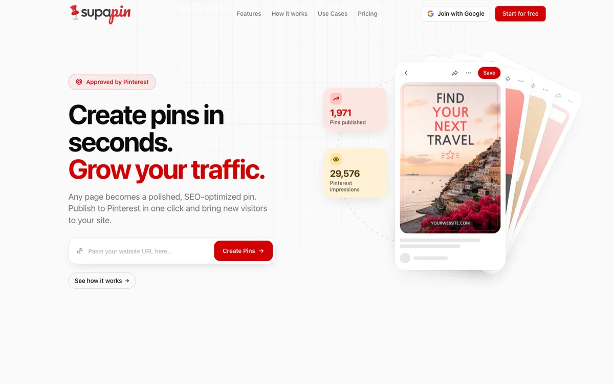 Supapin homepage
