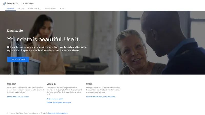 Looker Studio interface
