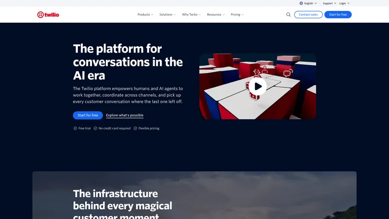 Twilio interface