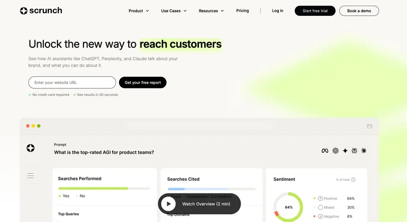 Scrunch AI interface