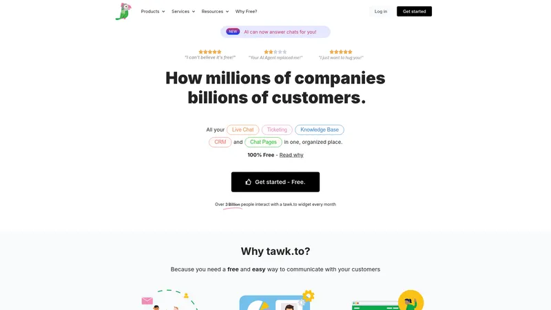 Tawk.to interface