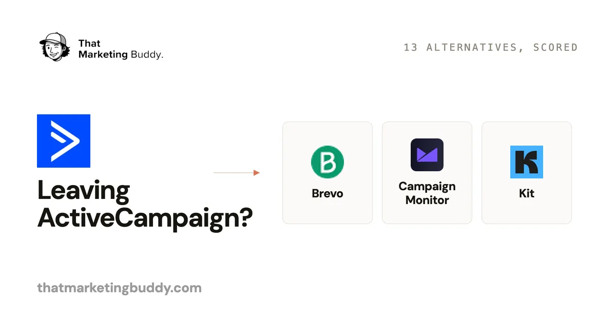 Top 13 Alternatives to ActiveCampaign
