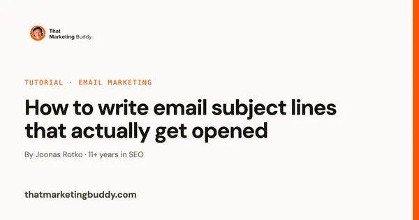 How to Write Email Subject Lines That Actually Get Opened