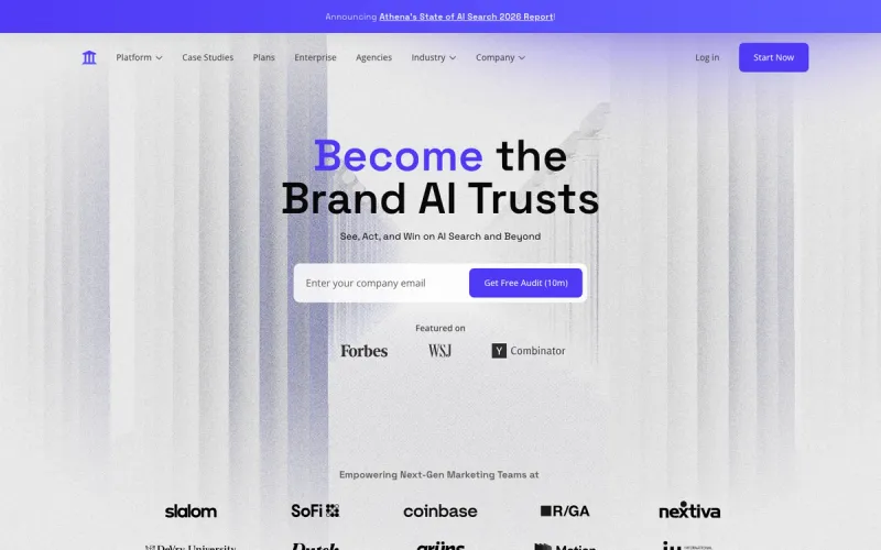 AthenaHQ interface