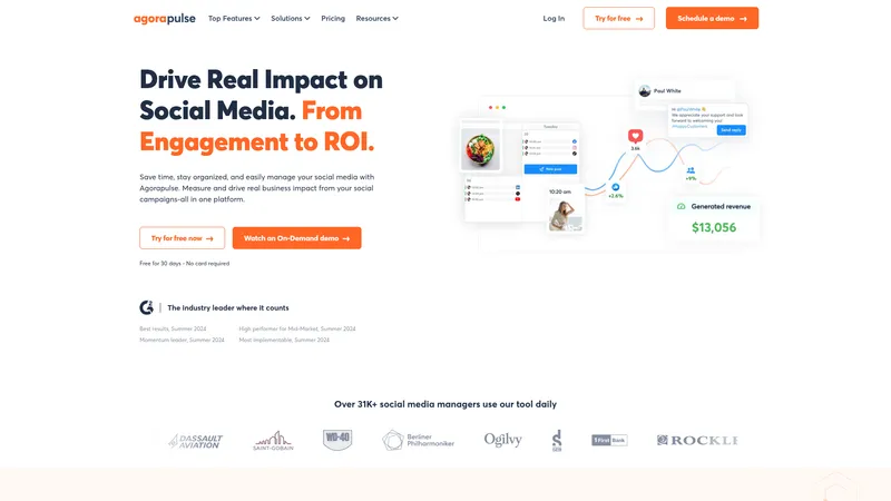 Agorapulse interface