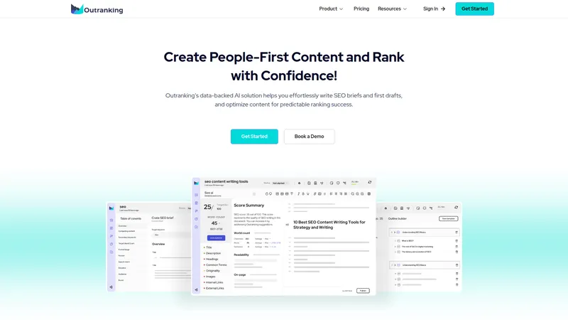 Outranking interface