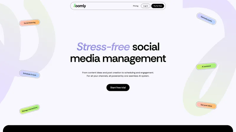 Loomly interface