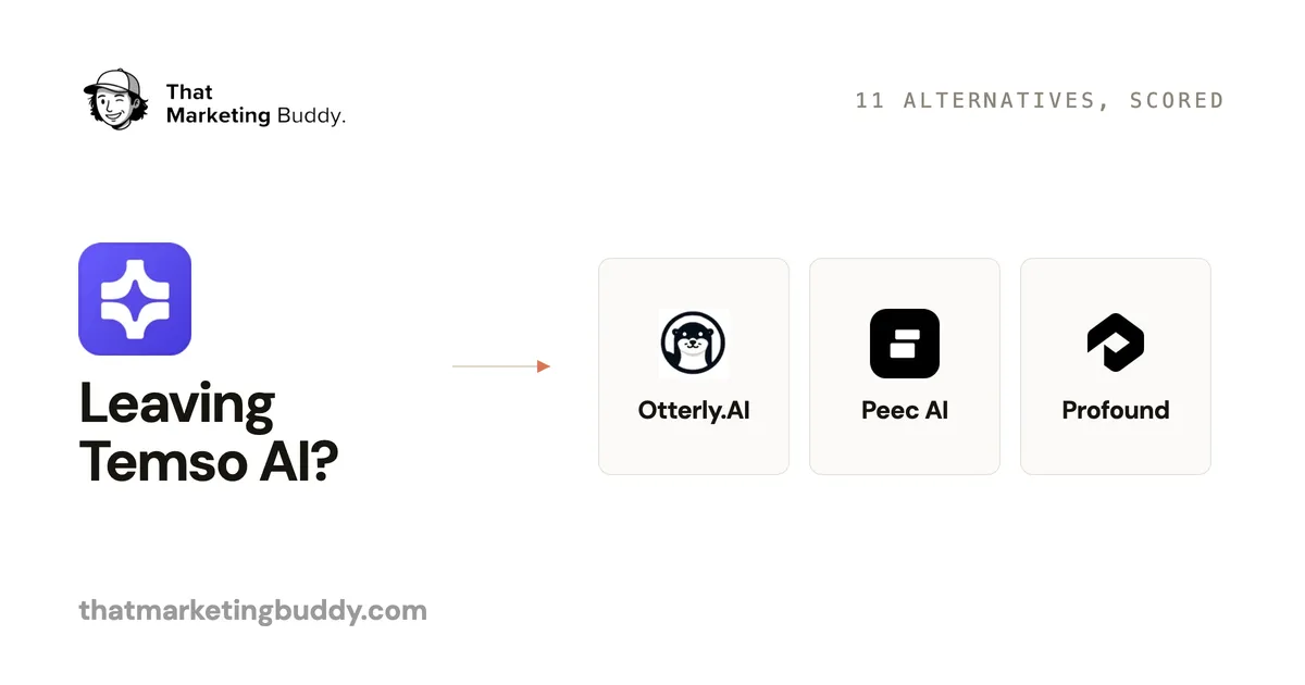 7 Best Temso AI Alternatives for AI Search Visibility