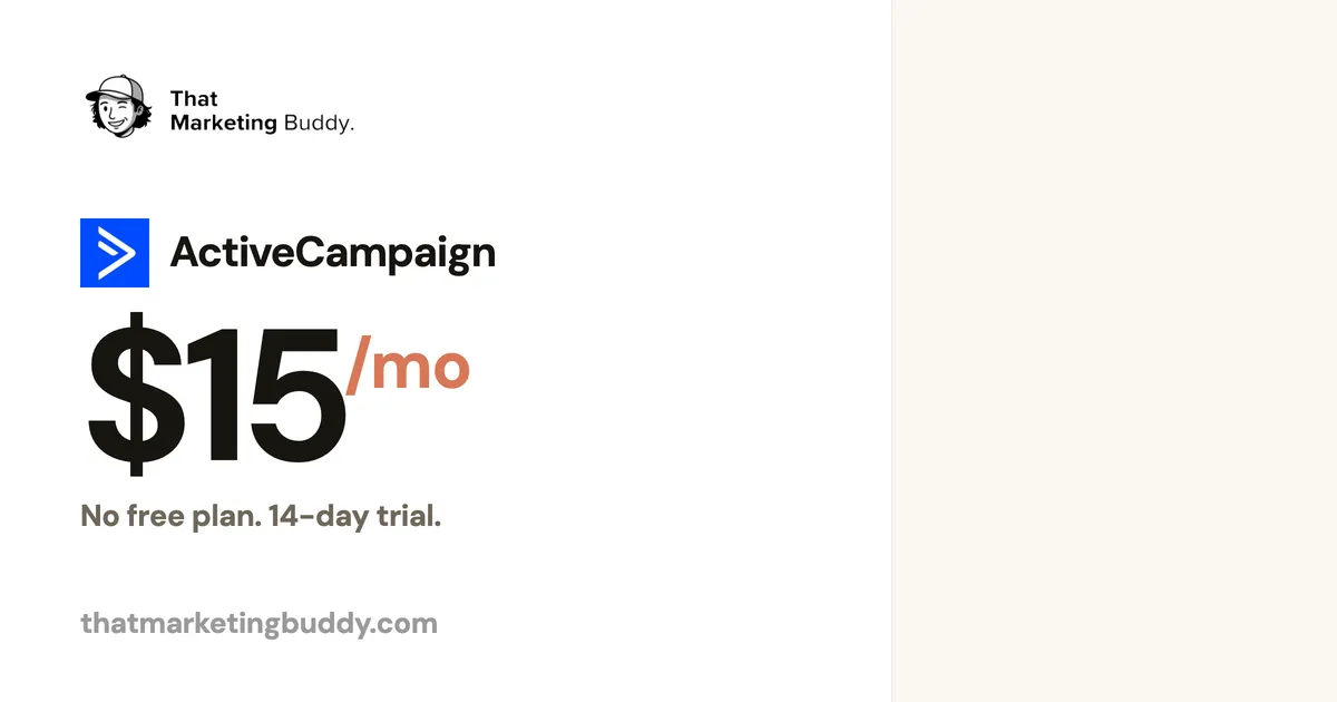 ActiveCampaign Pricing: Scales by Contacts, Always an Annual Commitment
