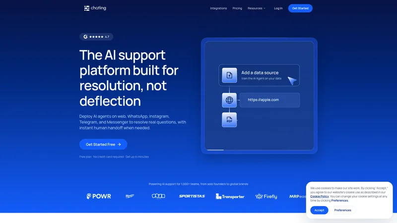 Chatling interface