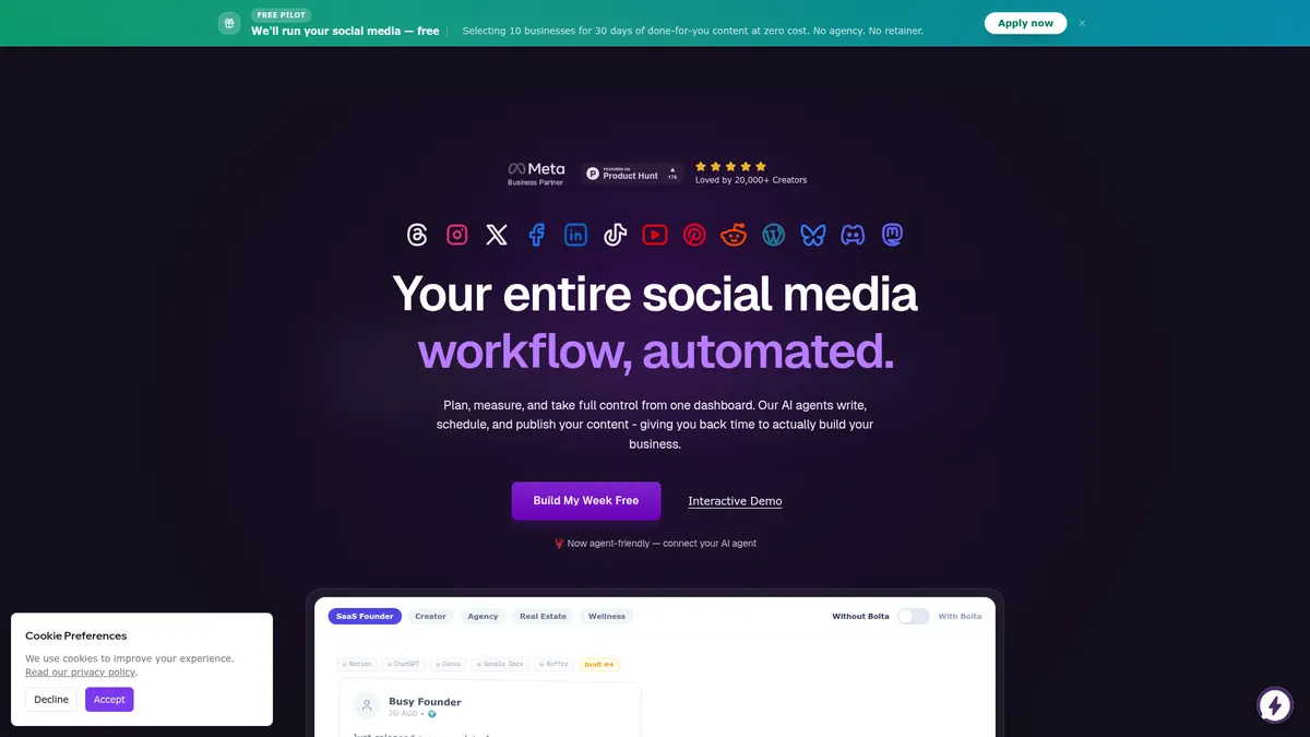 Bolta.ai website