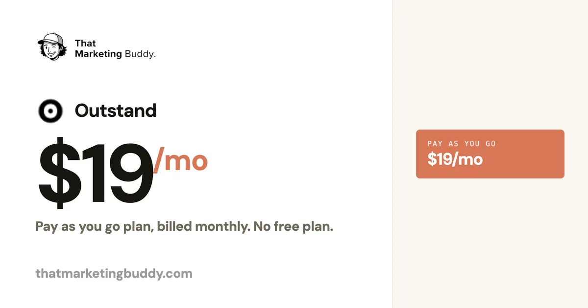 Outstand Pricing: $19/mo for 3,000 Posts, Then Per-Post Fees
