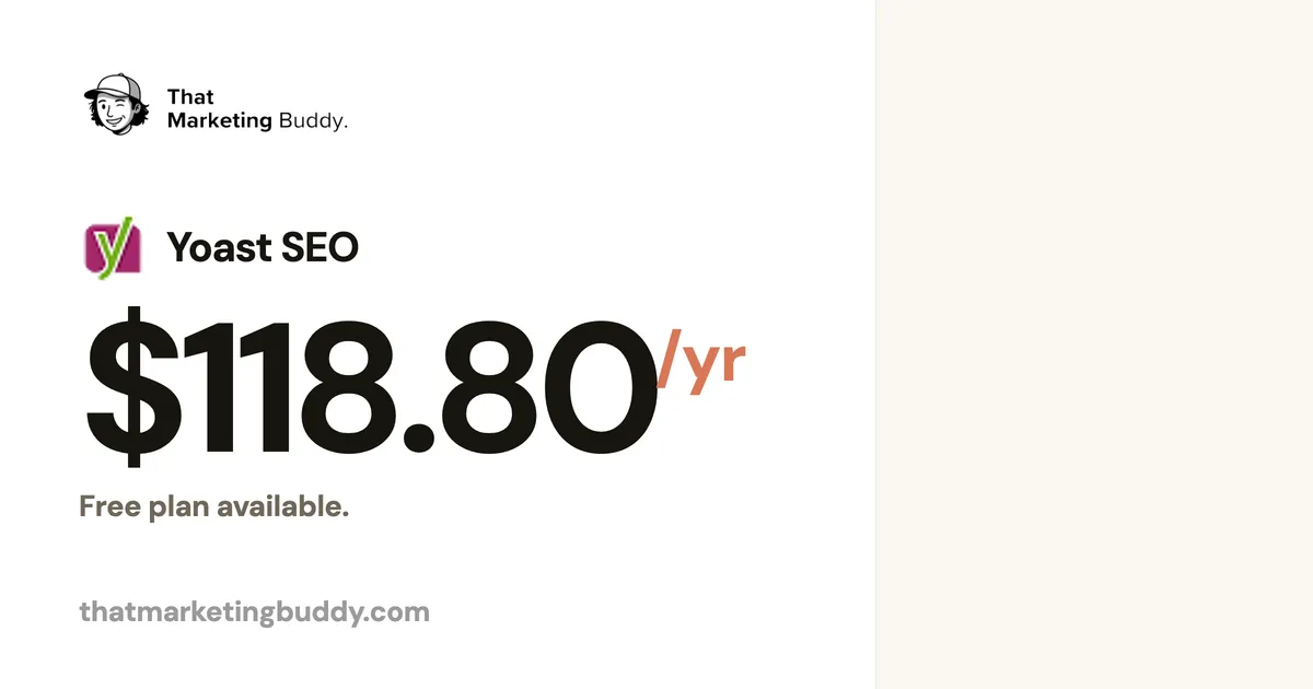 Yoast SEO Pricing: Free vs $129/yr Premium