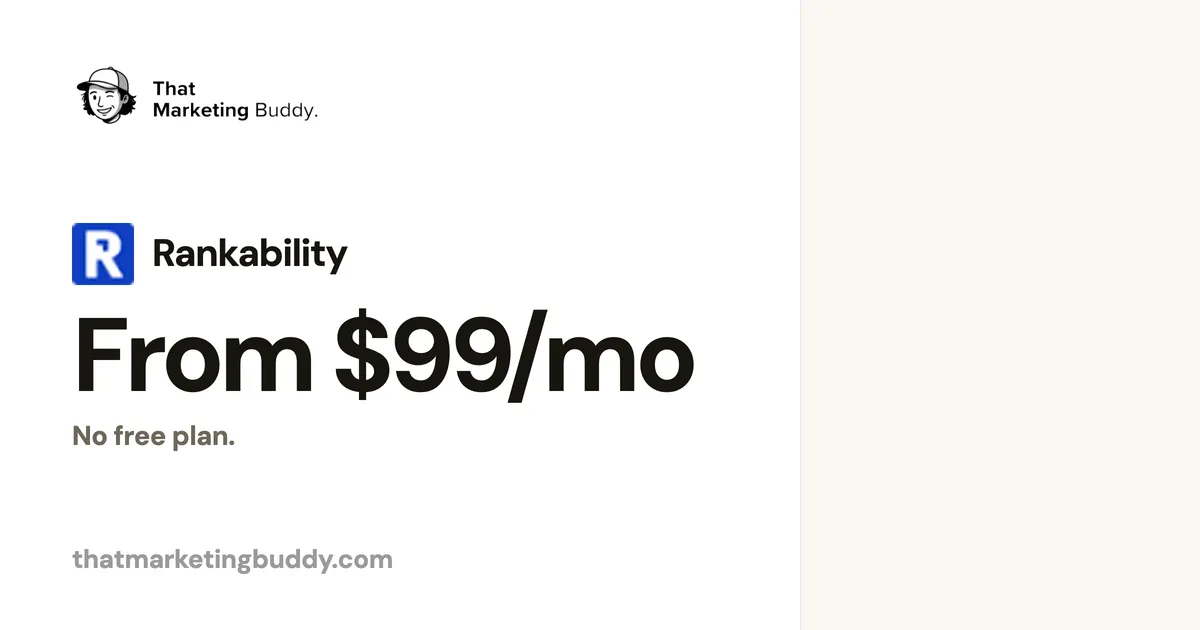Rankability Pricing: What You Pay for Content Optimization