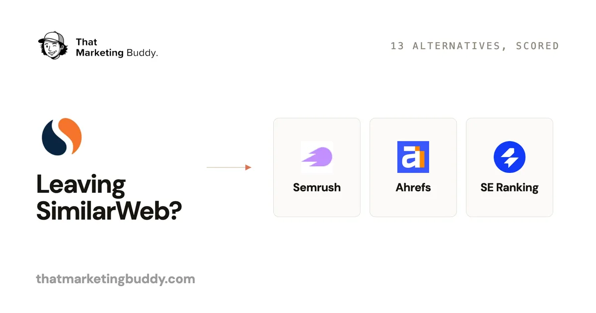 13 Best SimilarWeb Alternatives for Competitive Research
