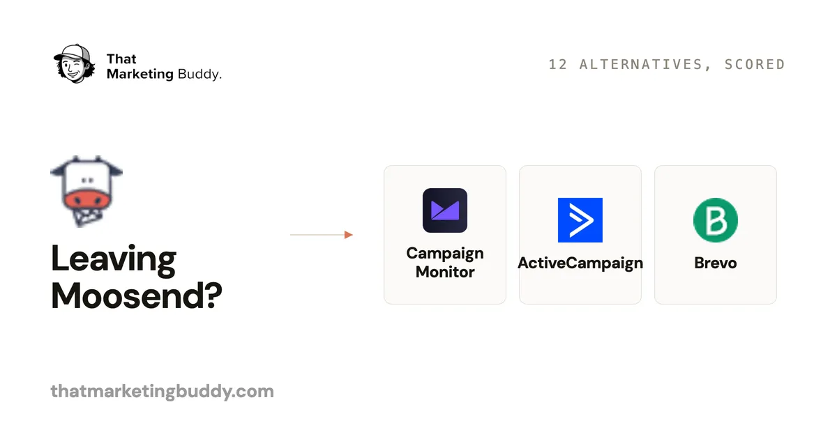 Tired of Moosend? Try These 12 Alternatives