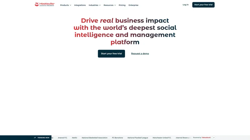 Hootsuite interface