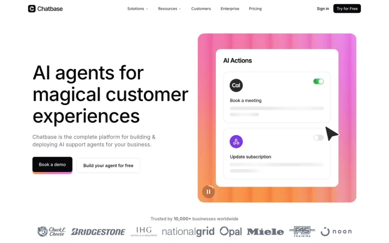Chatbase interface