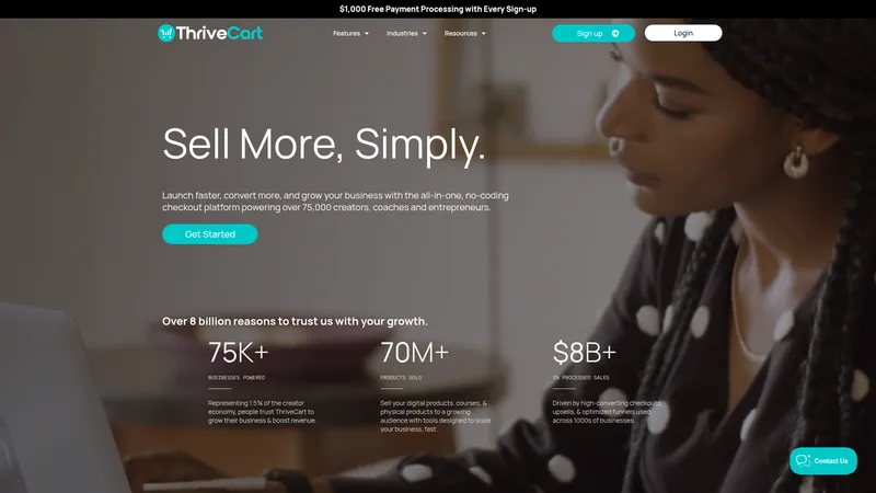 ThriveCart interface