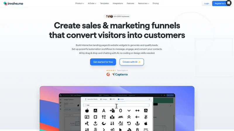 involve.me interface
