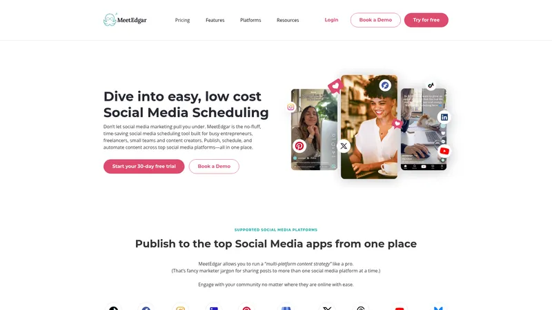 MeetEdgar interface
