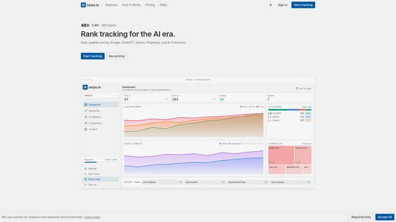 serps.io interface