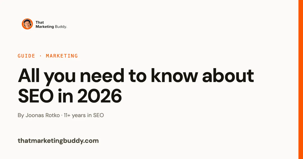 All You Need to Know About SEO in 2026