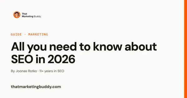 All You Need to Know About SEO in 2026