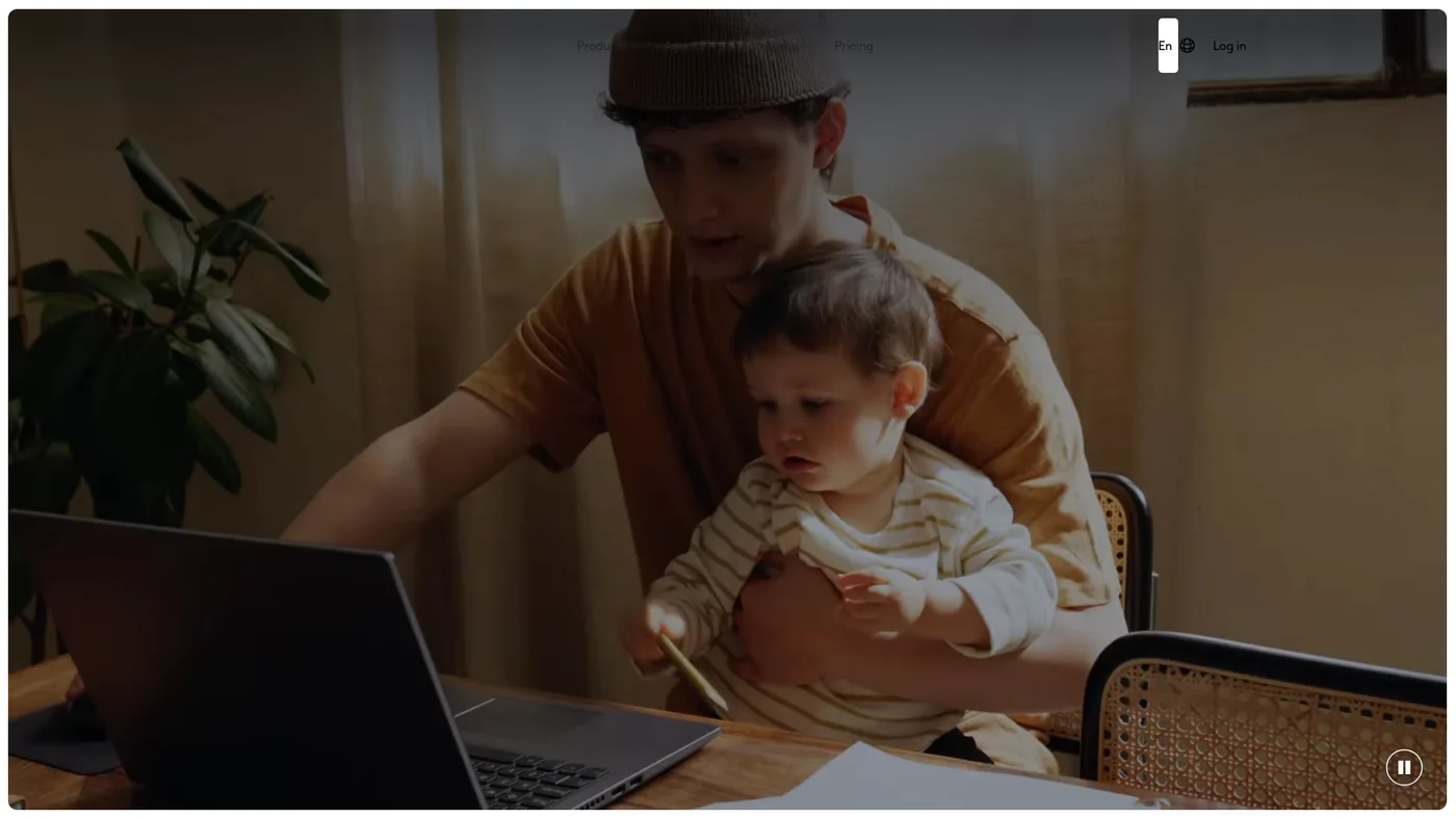 Elementor homepage screenshot