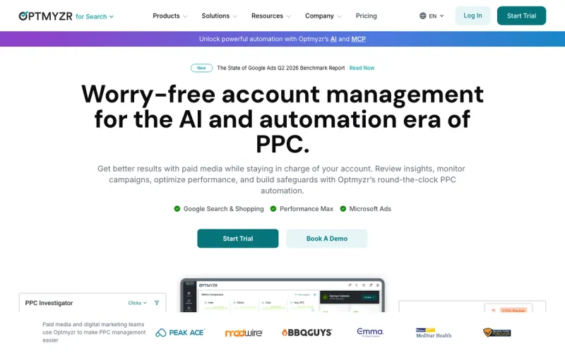 Optmyzr interface