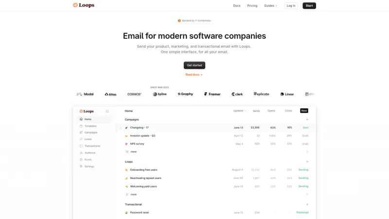 Loops interface