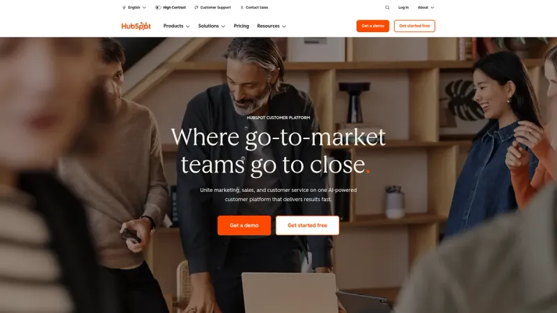 HubSpot interface