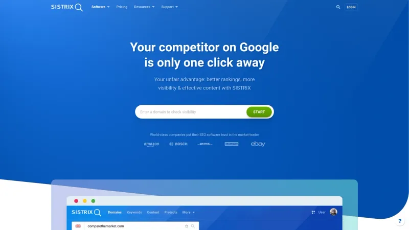 Sistrix interface